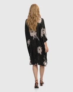 Women Alembika Dresses<Paige Crinkle Caftan Tunic Dress, Roses