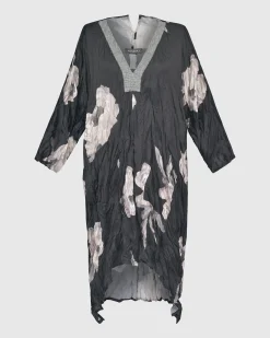 Women Alembika Dresses<Paige Crinkle Caftan Tunic Dress, Roses