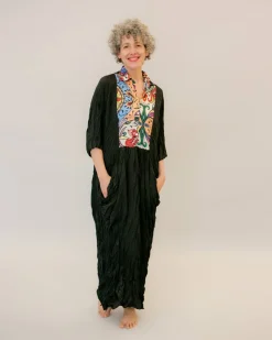 Women Alembika Dresses<Paisley Bib Crinkle Maxi Dress, Multi