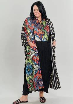 Women Alembika Dresses<Paisley Bib Crinkle Maxi Dress, Multip