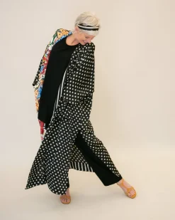 Women Alembika Jackets<Paisley Dot Long Kimono Jacket, Multi
