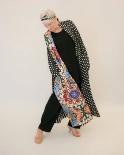 Women Alembika Jackets<Paisley Dot Long Kimono Jacket, Multi