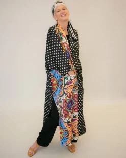 Women Alembika Jackets<Paisley Dot Long Kimono Jacket, Multi