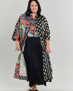 Women Alembika Jackets<Paisley Dot Long Kimono Jacket, Multi