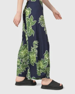 Women Alembika Pants & Skirts<Paradise Punto Pants, Royal/Green