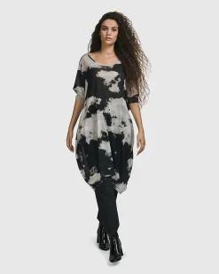 Women Alembika Plus<Parisian Sky Dress, Smoke