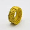 Women Alembika Accessories<Pashmina Wooden Beads Snake Bracelet, Yellow