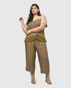 Women Alembika Plus<Penrose Pants, Geometric