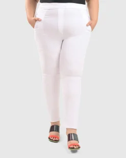 Women Alembika Pants & Skirts<Perfect Skinny Jeans, White