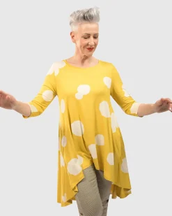 Women Alembika Tops & Tunics<Perfect Swing Tunic Top, Canary Spots