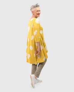 Women Alembika Tops & Tunics<Perfect Swing Tunic Top, Canary Spots