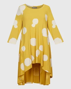Women Alembika Tops & Tunics<Perfect Swing Tunic Top, Canary Spots