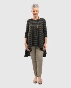 Women Alembika Tops & Tunics<Perfect Swing Tunic Top, Stripes