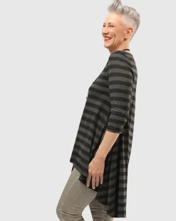 Women Alembika Tops & Tunics<Perfect Swing Tunic Top, Stripes