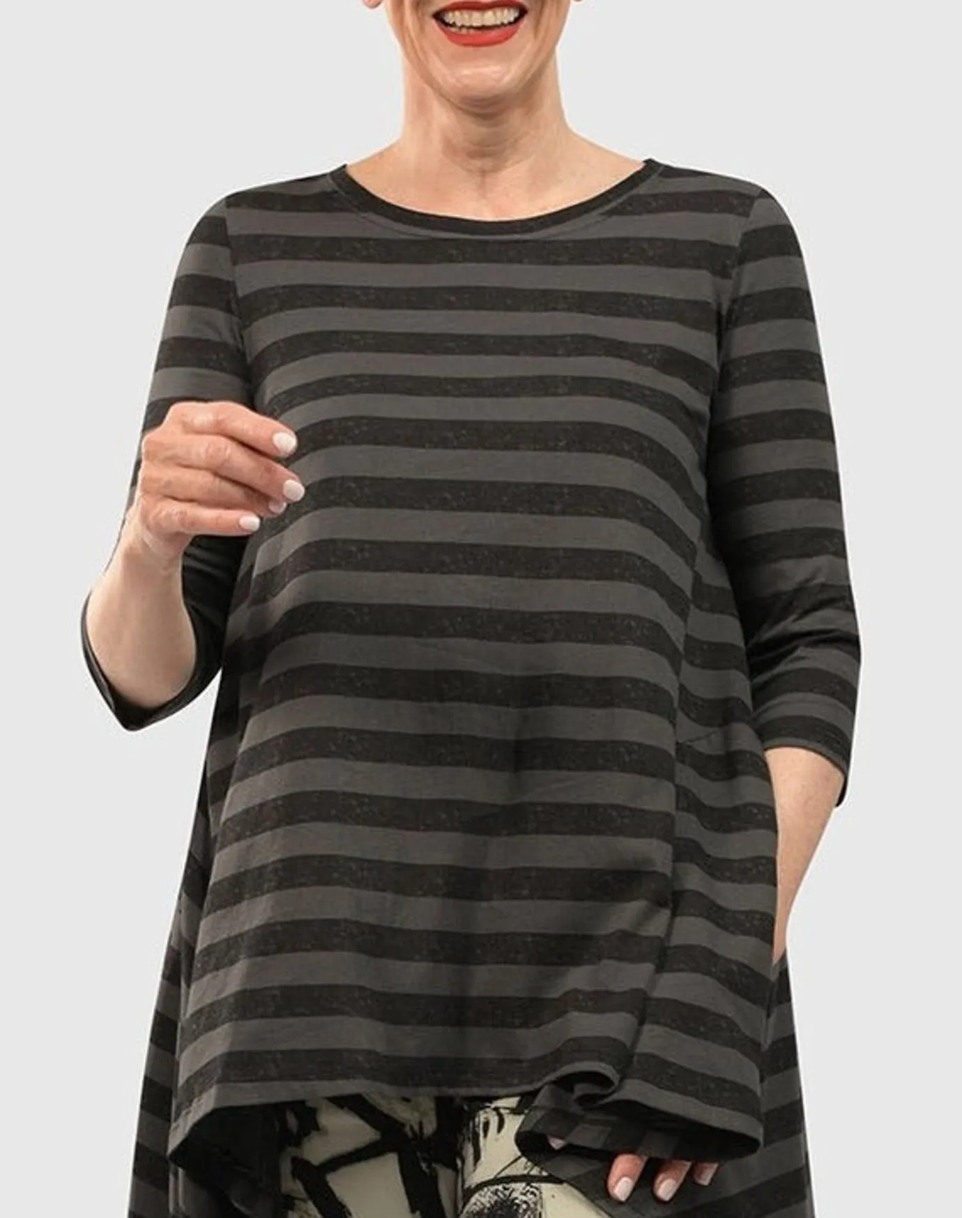 Women Alembika Tops & Tunics<Perfect Swing Tunic Top, Stripes
