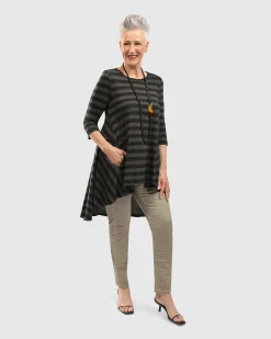 Women Alembika Tops & Tunics<Perfect Swing Tunic Top, Stripes