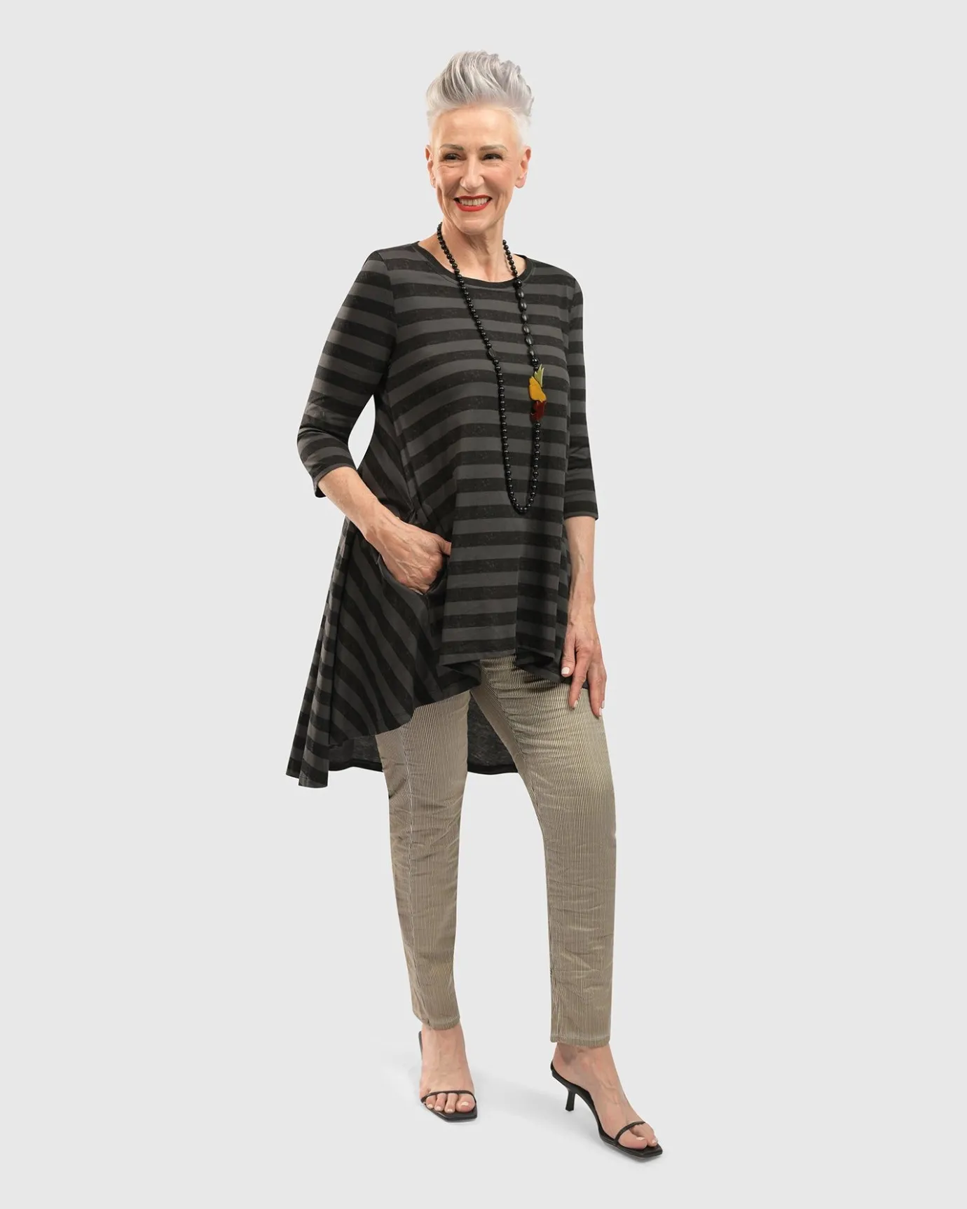 Women Alembika Tops & Tunics<Perfect Swing Tunic Top, Stripes