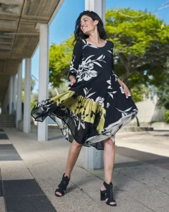 Women Alembika Plus<Peroni Day Dress, Floral