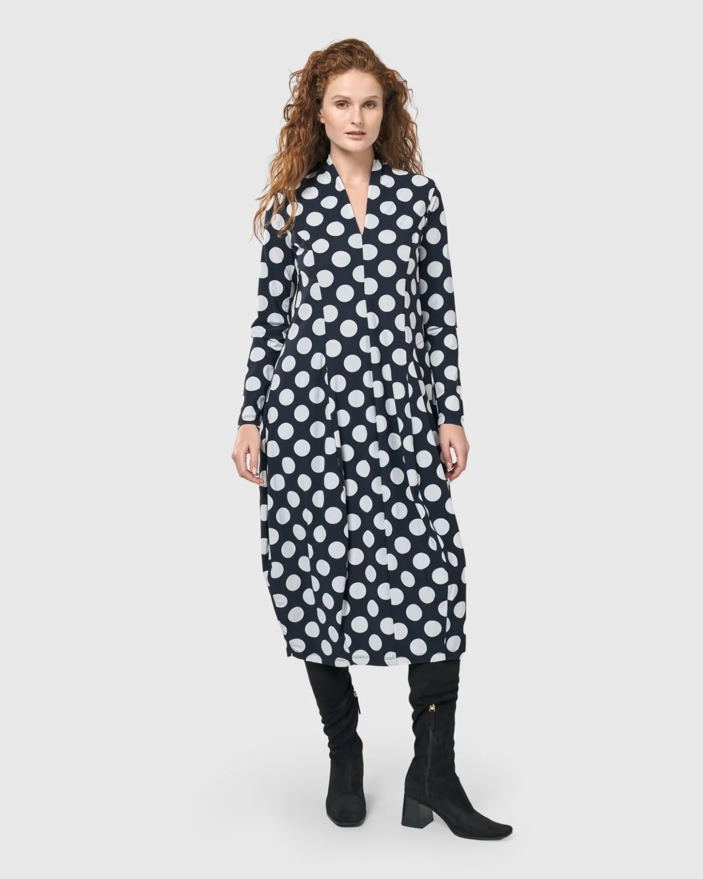 Women Alembika Plus<Piper Cocoon Dress, Circles