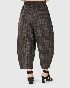 Women Alembika Pants & Skirts<Pisco Balloon Pants, Plaid