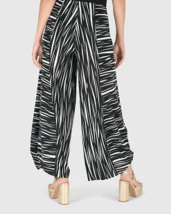 Women Alembika Pants & Skirts<Poe Punto Pants, Zebra