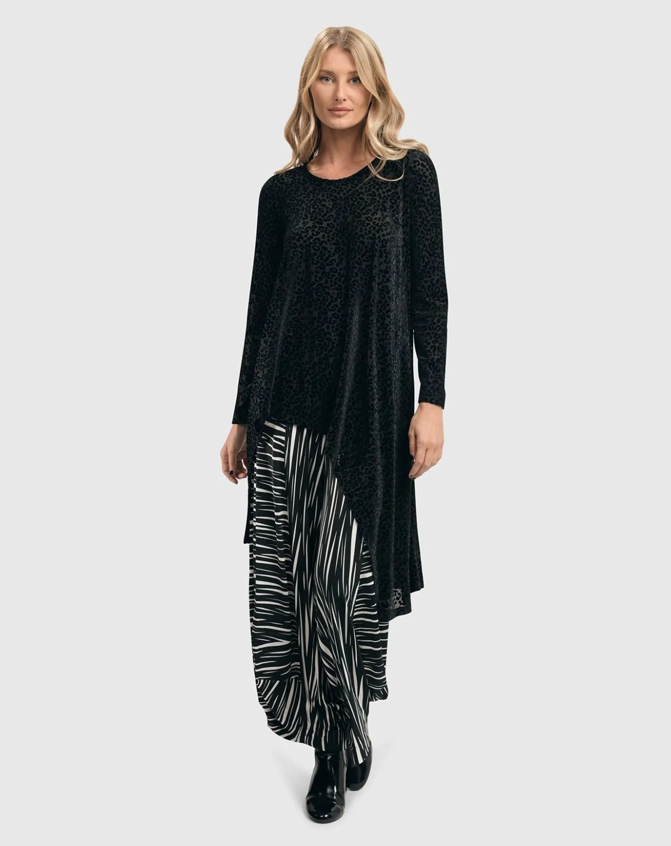 Women Alembika Plus<Poe Punto Pants, Zebra