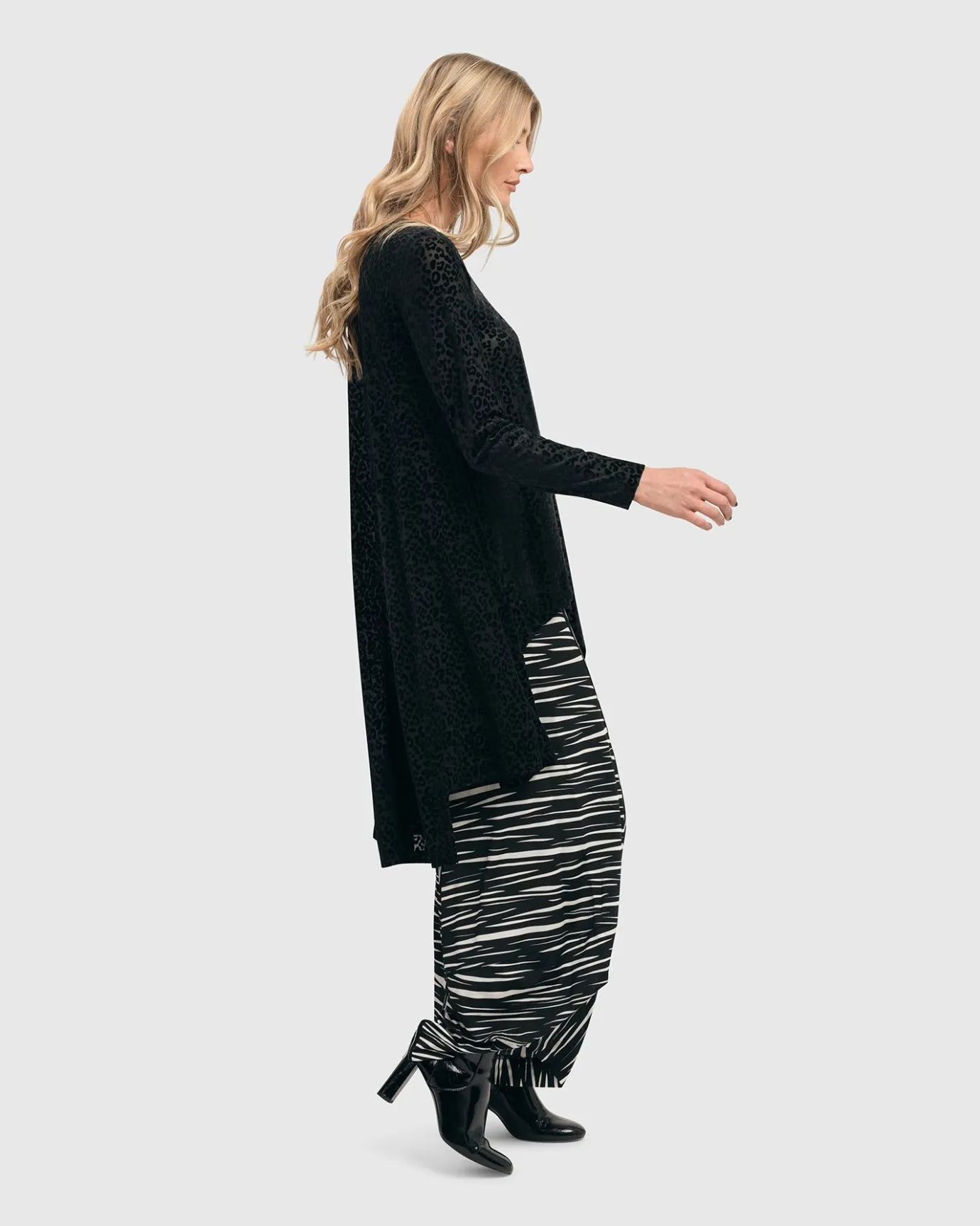 Women Alembika Plus<Poe Punto Pants, Zebra
