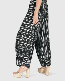 Women Alembika Plus<Poe Punto Pants, Zebra