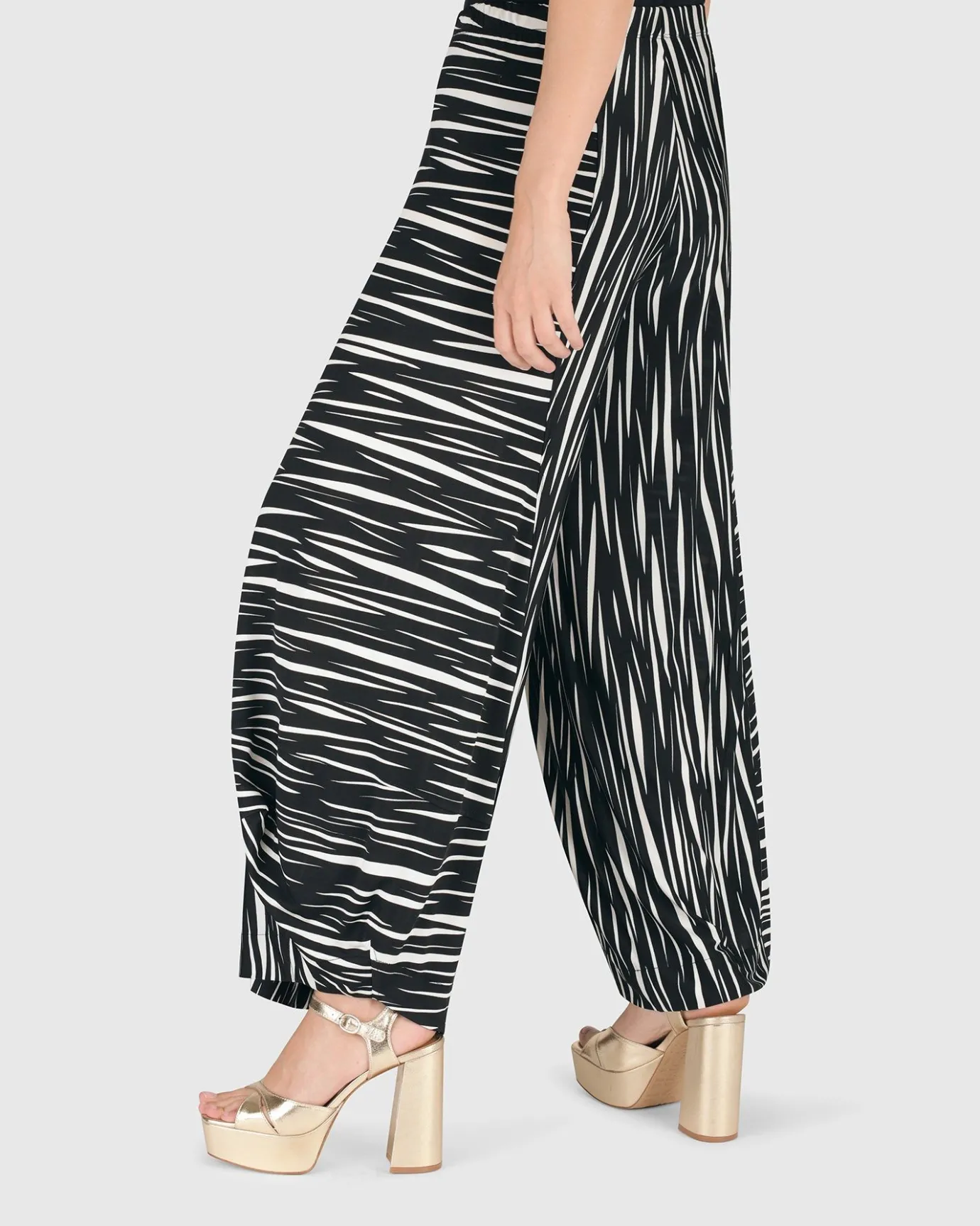 Women Alembika Plus<Poe Punto Pants, Zebra
