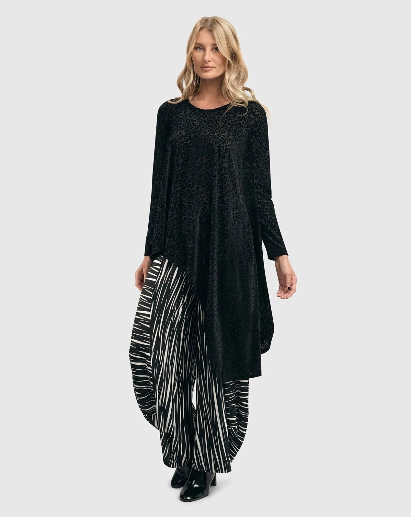 Women Alembika Plus<Poe Punto Pants, Zebra