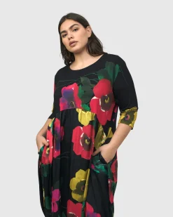 Women Alembika Dresses<Poppy Relaxed Dress, Garden