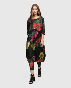 Women Alembika Dresses<Poppy Relaxed Dress, Garden