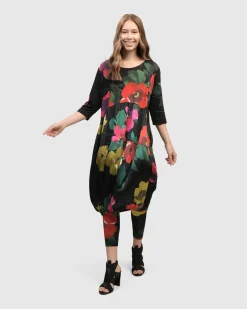 Women Alembika Dresses<Poppy Relaxed Dress, Garden