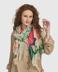 Women Alembika Scarves & Wraps<Primavera Scarf, Peony
