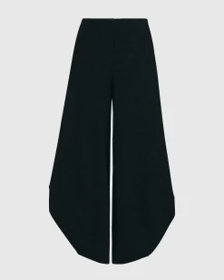 Women Alembika Plus<Pucker Dot Punto Pants, Black