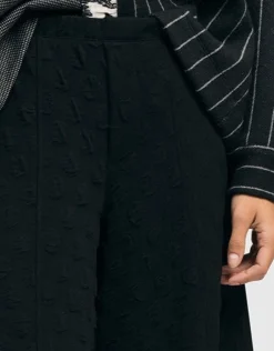 Women Alembika Pants & Skirts<Pucker Dot Punto Pants, Black