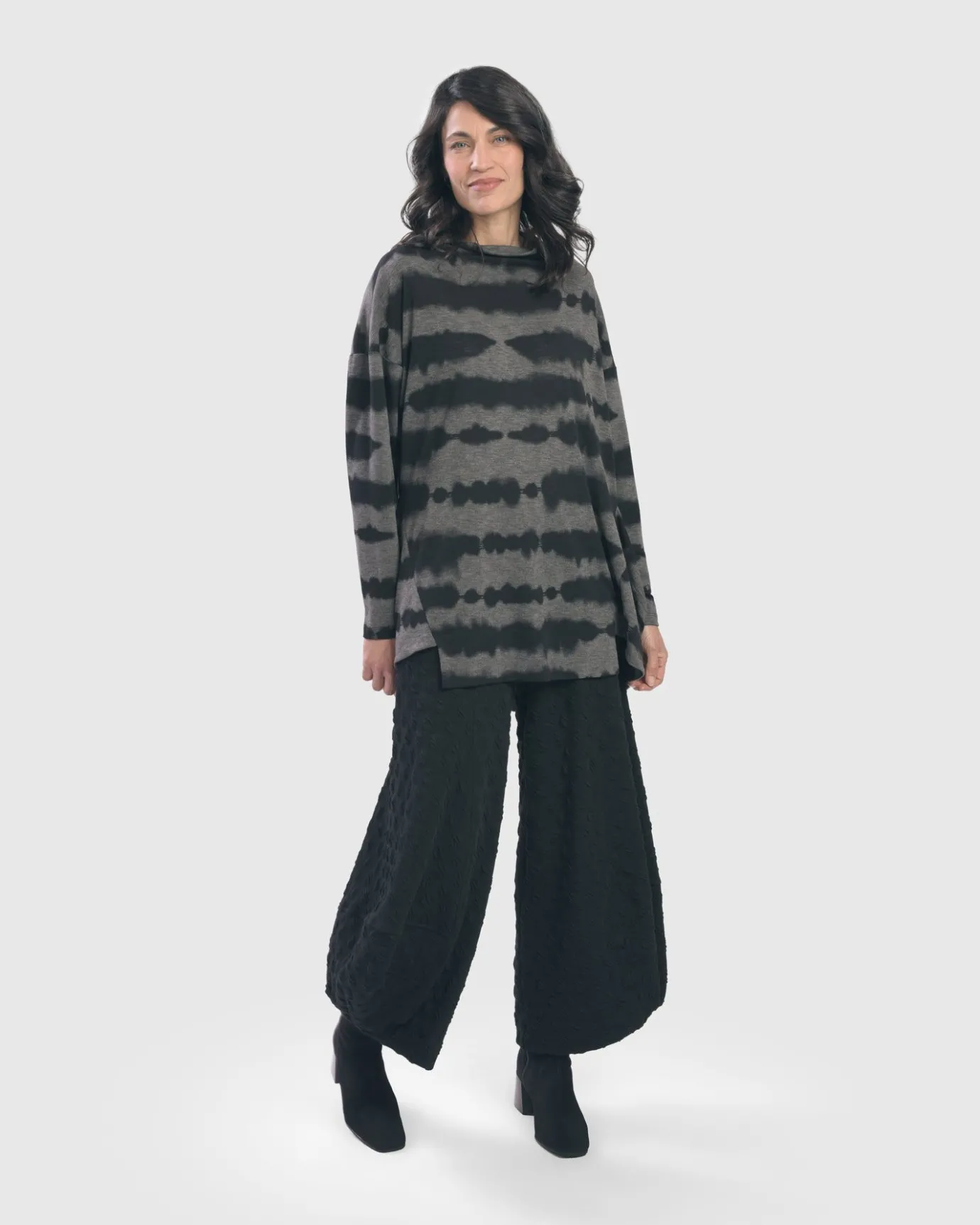 Women Alembika Pants & Skirts<Pucker Dot Punto Pants, Black