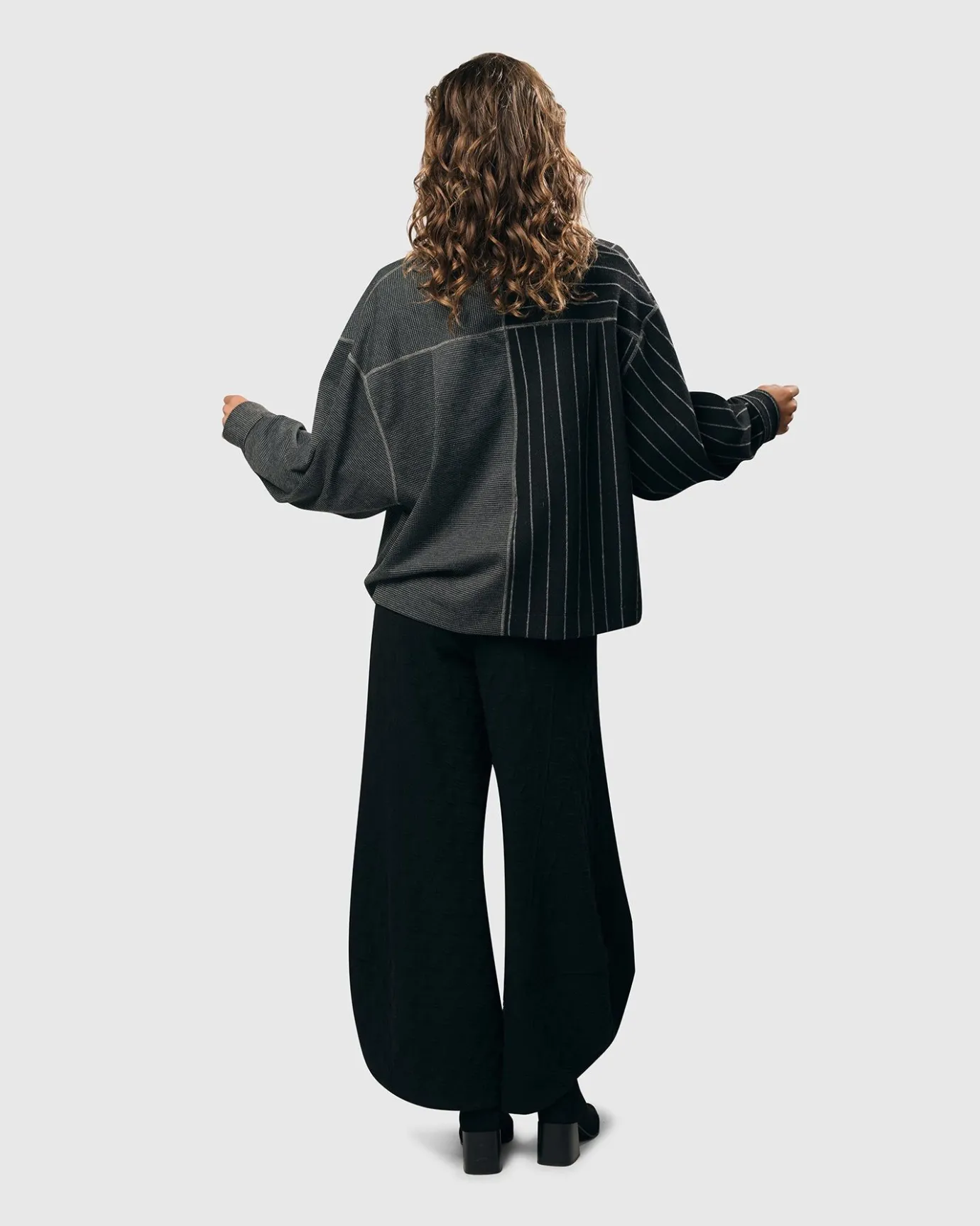 Women Alembika Pants & Skirts<Pucker Dot Punto Pants, Black