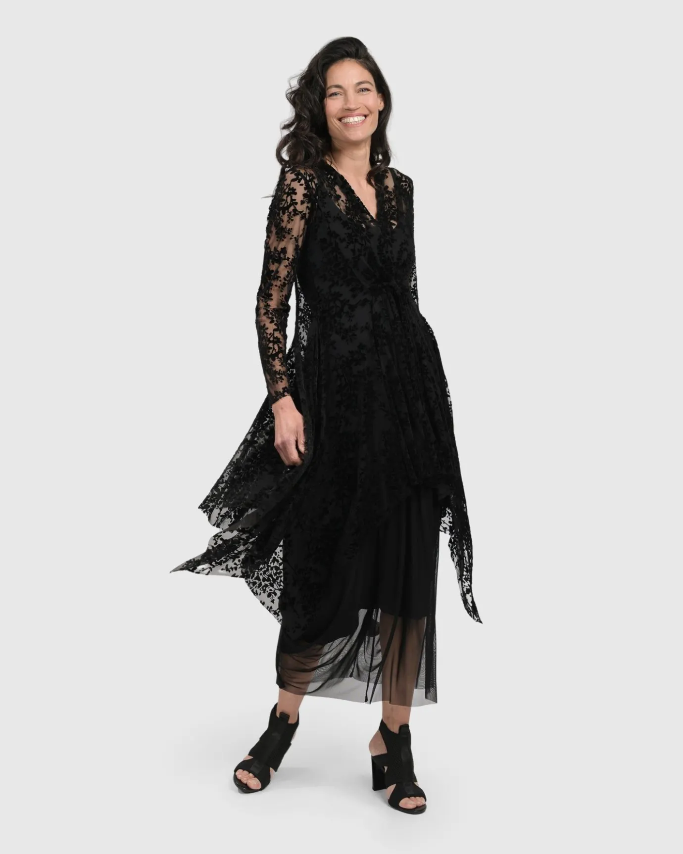 Women Alembika Plus<Racey Lacey Tunic Top, Lace