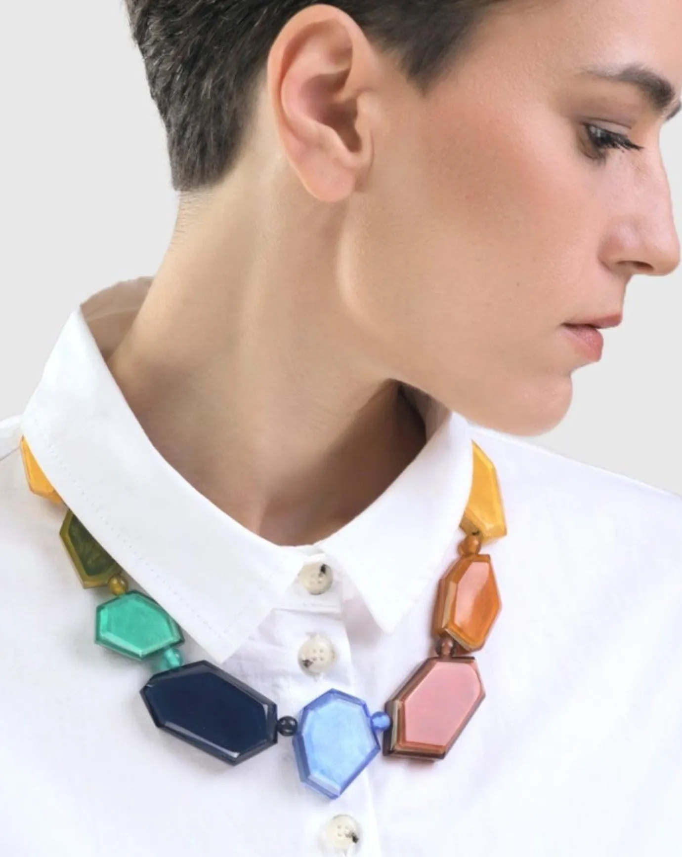 Women Alembika Accessories<Rainbow Faceted Bead Necklace, Multi