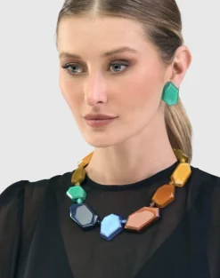 Women Alembika Accessories<Rainbow Faceted Bead Necklace, Multi