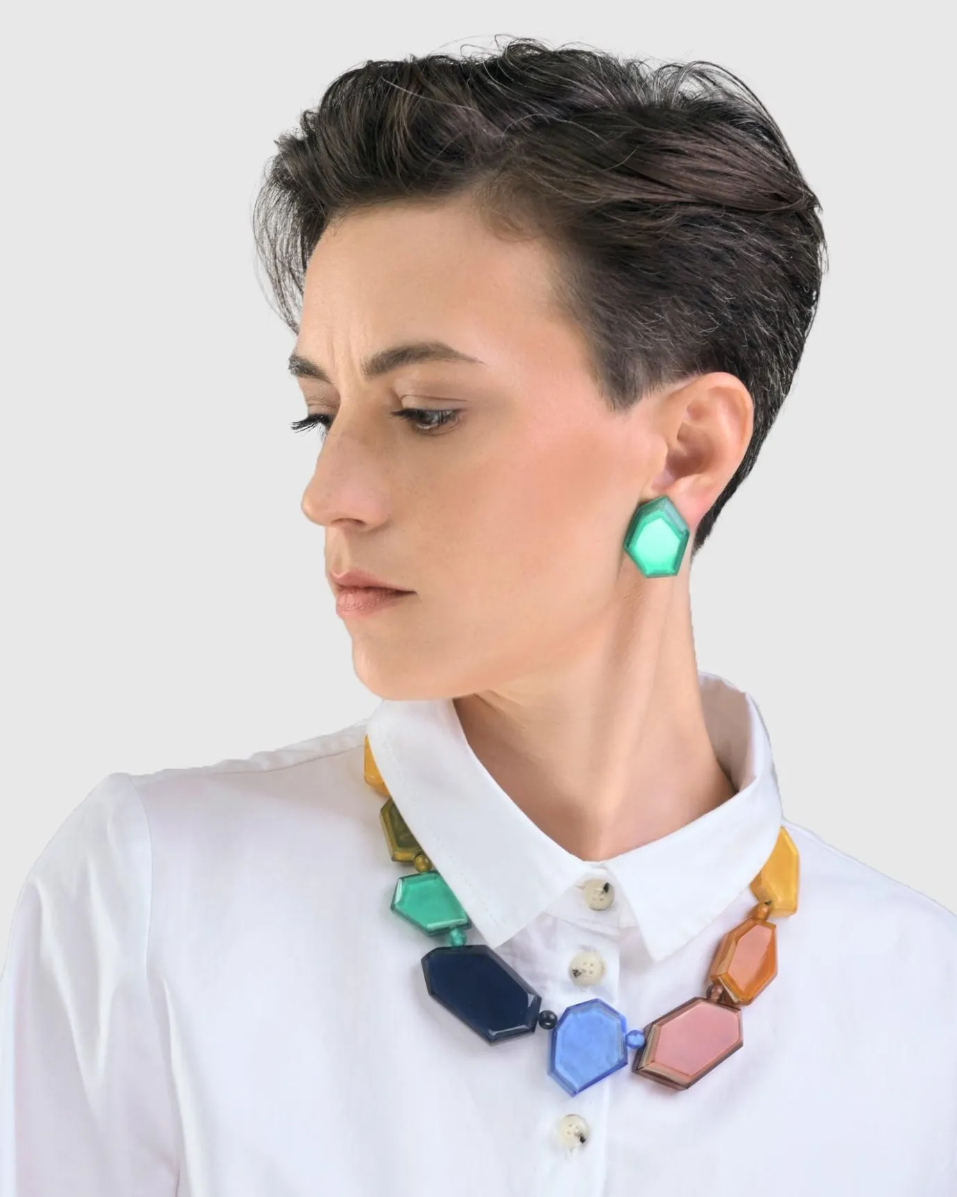 Women Alembika Accessories<Rainbow Faceted Bead Necklace, Multi