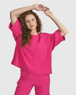 Women Alembika Pants & Skirts<Recreation Pants, Fuchsia