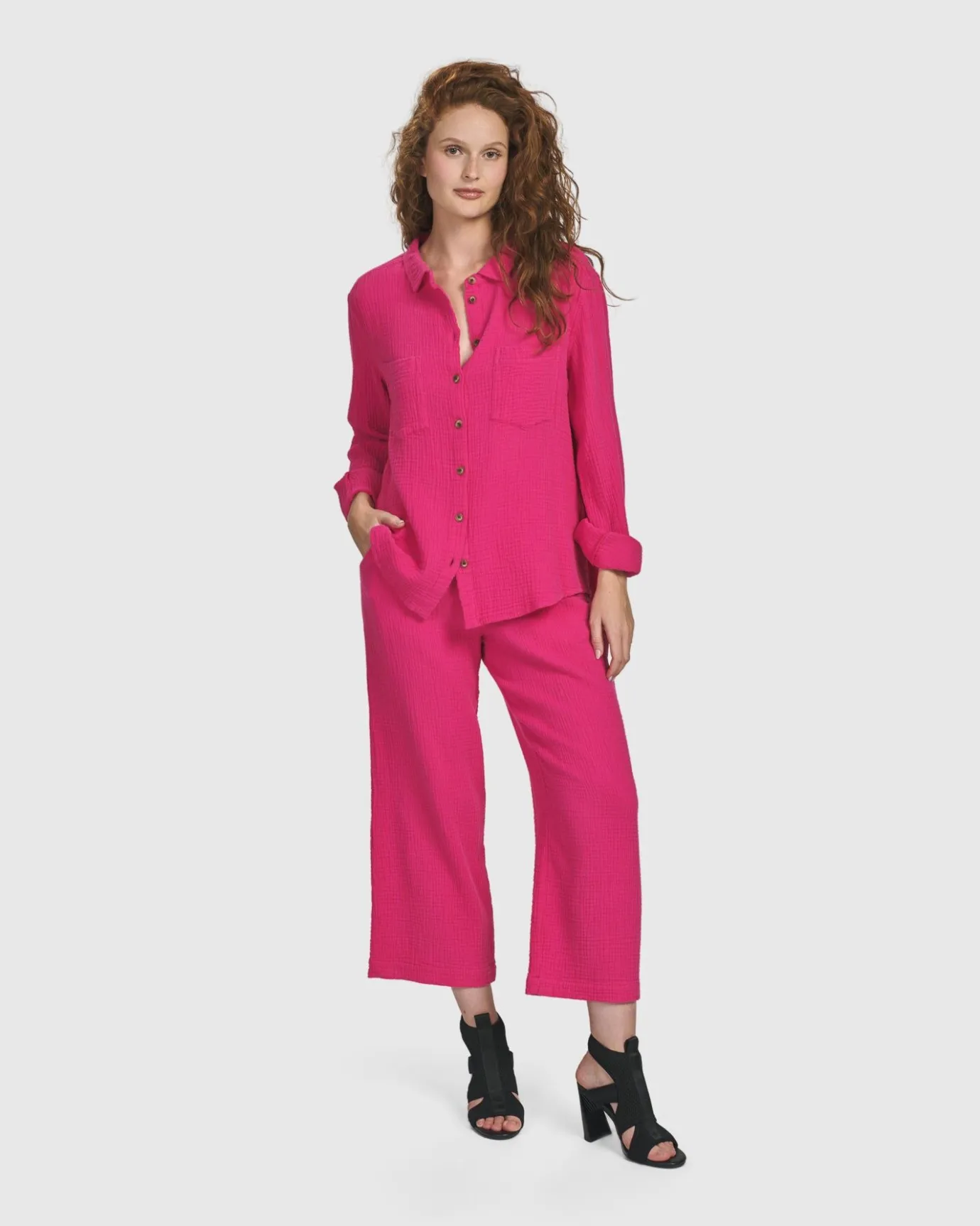 Women Alembika Plus<Recreation Pants, Fuchsia