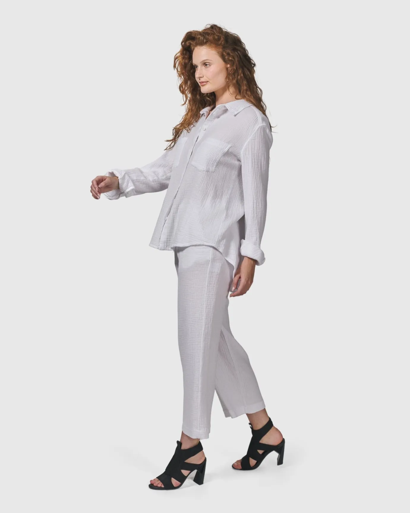 Women Alembika Plus<Recreation Pants, White
