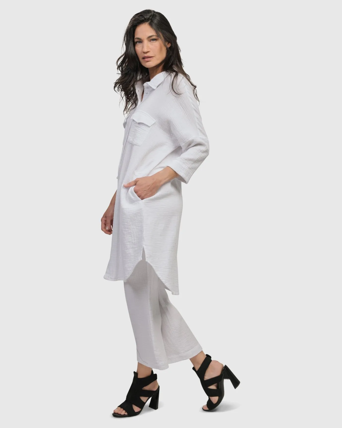 Women Alembika Plus<Recreation Pants, White