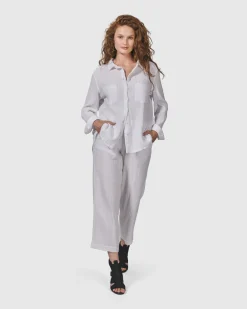 Women Alembika Pants & Skirts<Recreation Pants, White