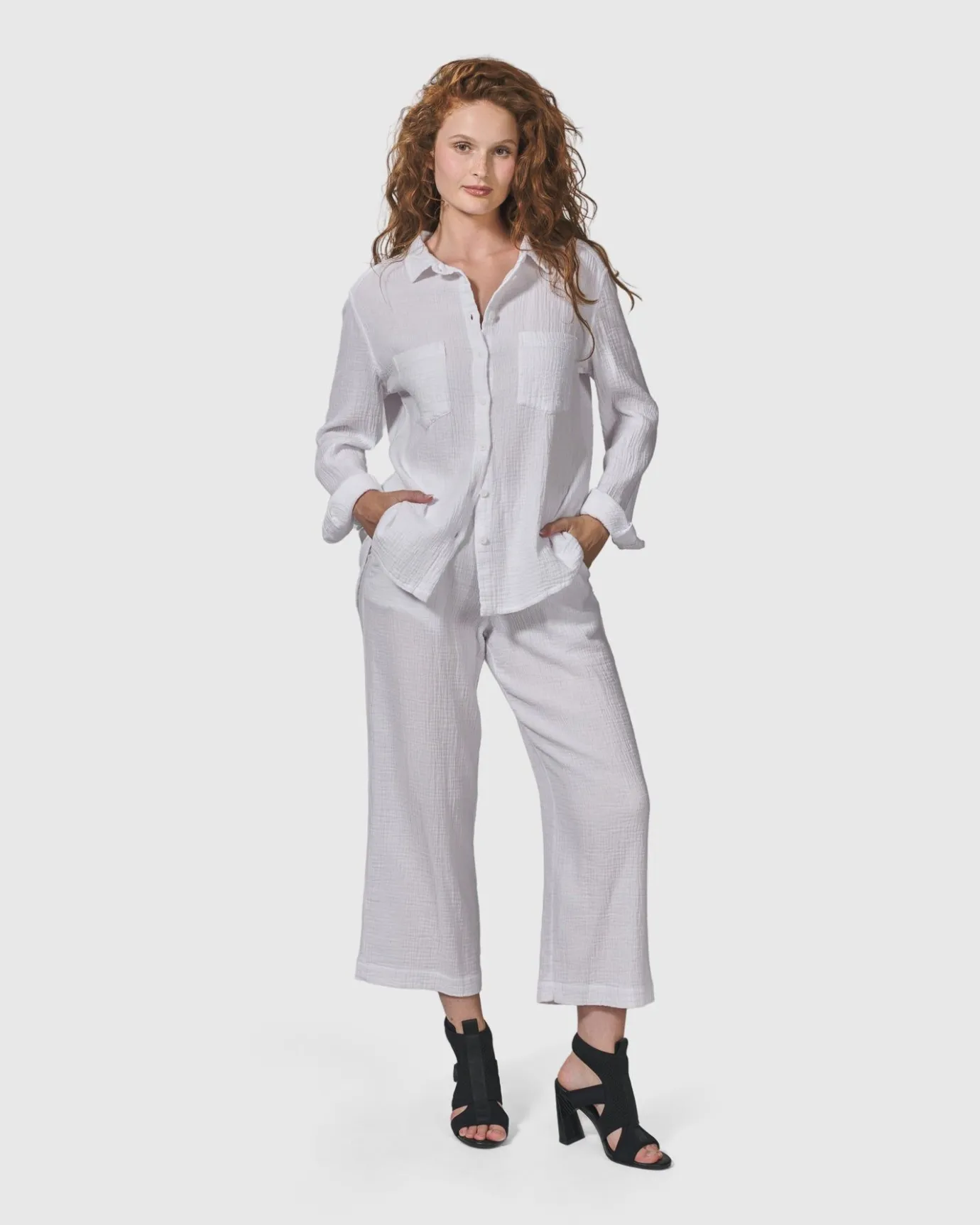 Women Alembika Pants & Skirts<Recreation Pants, White