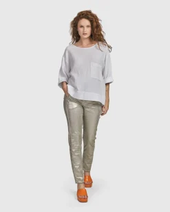Women Alembika Plus<Recreation Tee, White