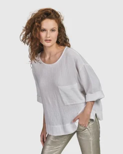 Women Alembika Plus<Recreation Tee, White